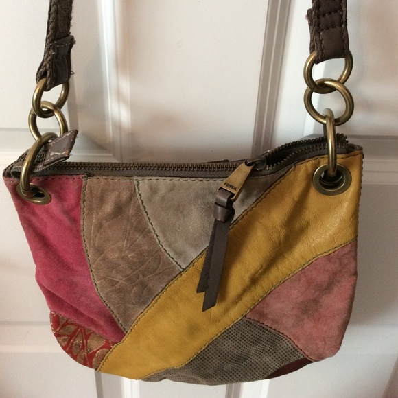 Fossil Patchwork Crossbody Bag - Picture 2 of 6